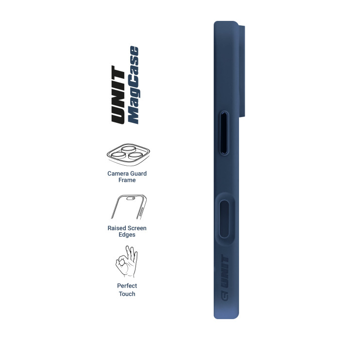 Чохол ArmorStandart Unit-C Mag Case для Apple iPhone 17 Pro Dark Blue (ARM86290)