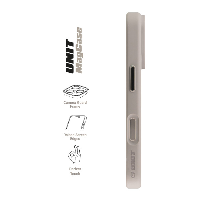 Чохол ArmorStandart Unit MagCase для Apple iPhone 17 Pro Titanium Grey (ARM86293)