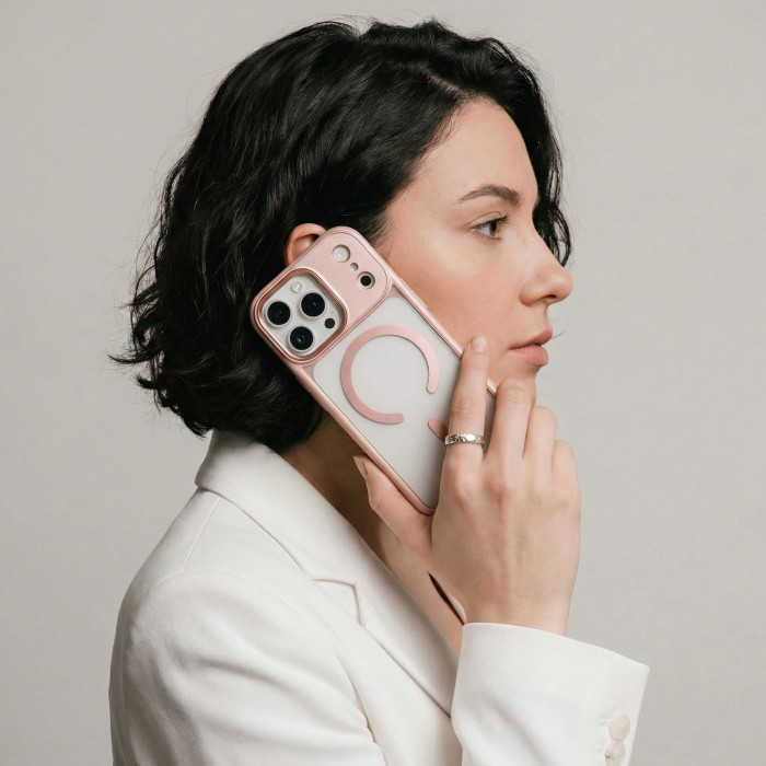 Чохол ArmorStandart Unit-C MagCase для Apple iPhone 17 Pro Pale Pink (ARM86295)