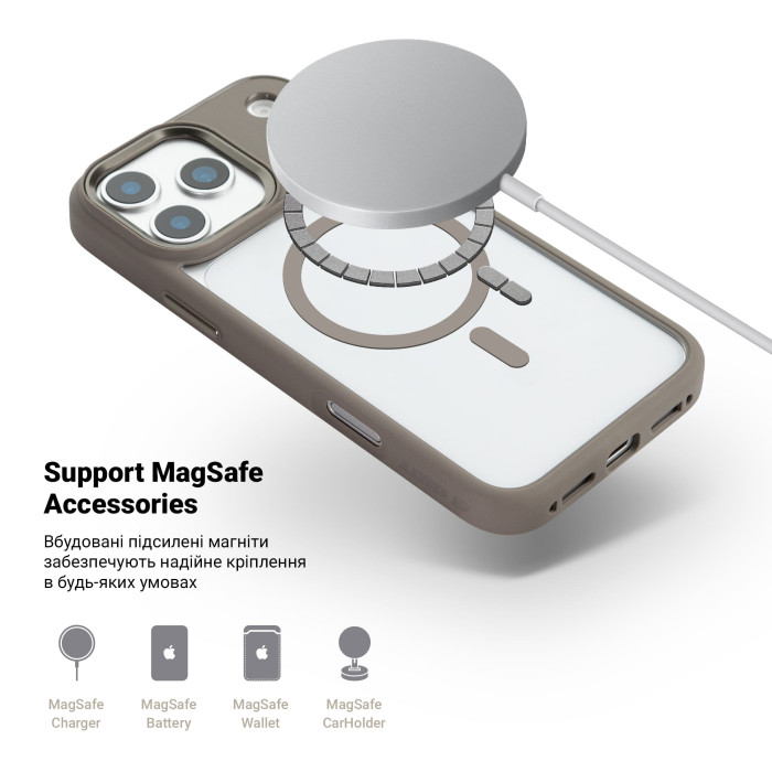 Чохол ArmorStandart Unit MagCase для Apple iPhone 17 Pro Max Titanium Grey (ARM86301)
