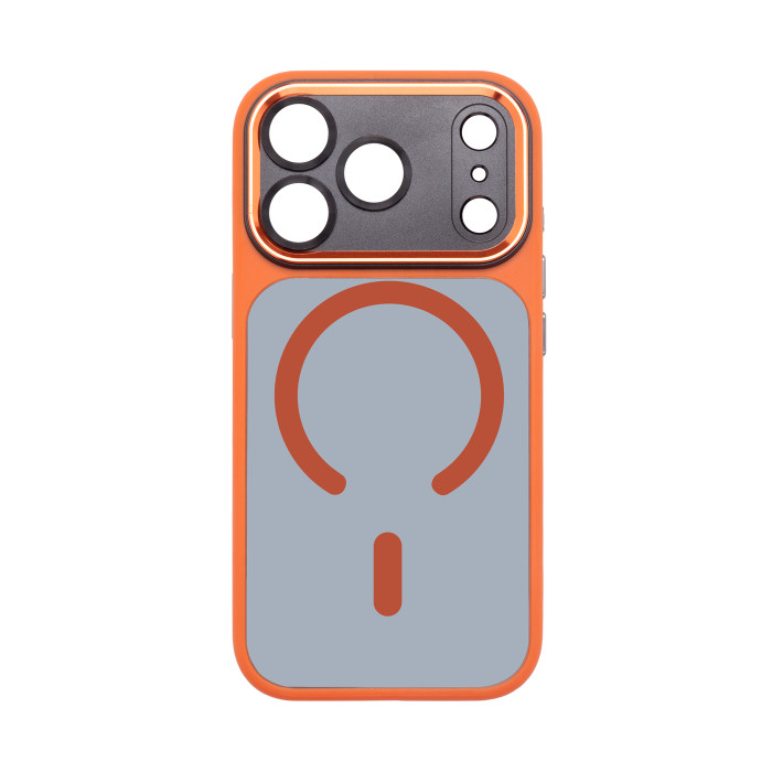 Чохол ArmorStandart Unit-C MagCase SE для Apple iPhone 17 Pro Orange Black (ARM86317)