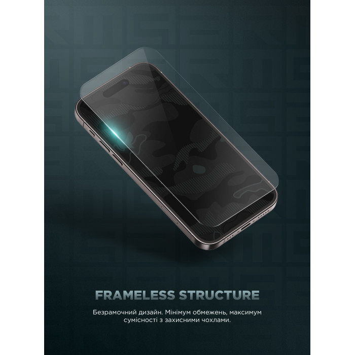 Захисне скло ArmorStandart Infinity Black Icon 2.75D для Apple iPhone 17 Pro Max (ARM86415)