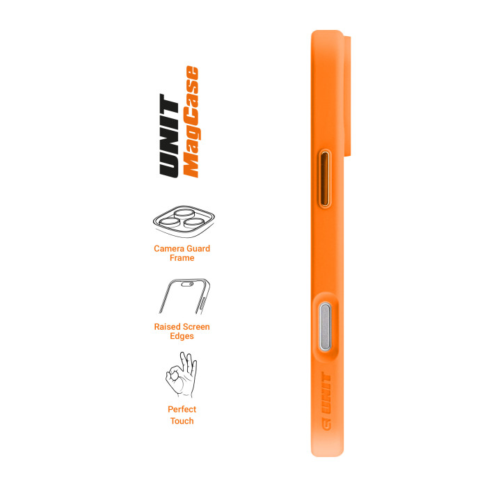 Чохол ArmorStandart Unit-C MagCase для Apple iPhone 17 Pro Max Orange (ARM86623)