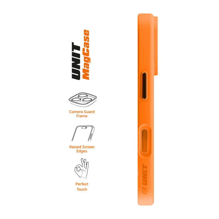 Чохол ArmorStandart Unit-C MagCase для Apple iPhone 17 Pro Orange (ARM86624)