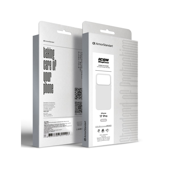 Чохол ArmorStandart ICON2 MagCase для Apple iPhone 17 Pro White (ARM86678)