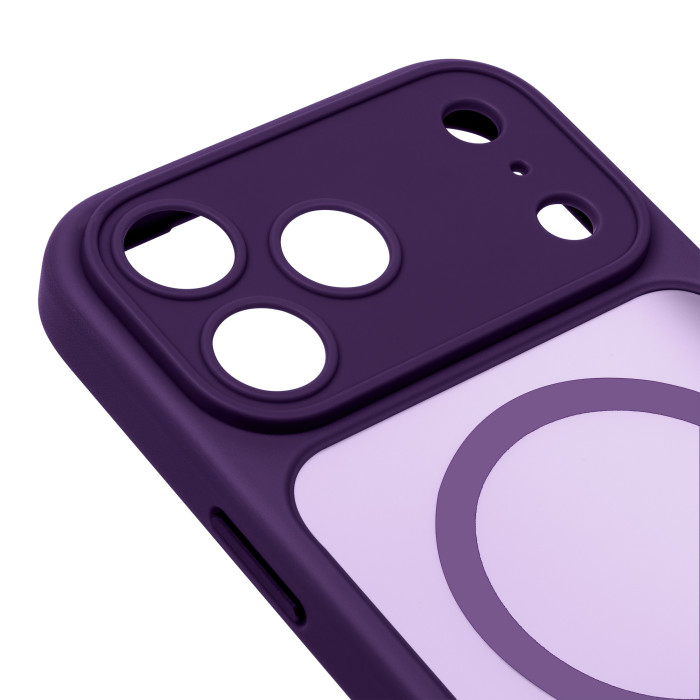 Чохол ArmorStandart Lush MagCase для Apple iPhone 17 Pro Dark Violet (ARM87490)