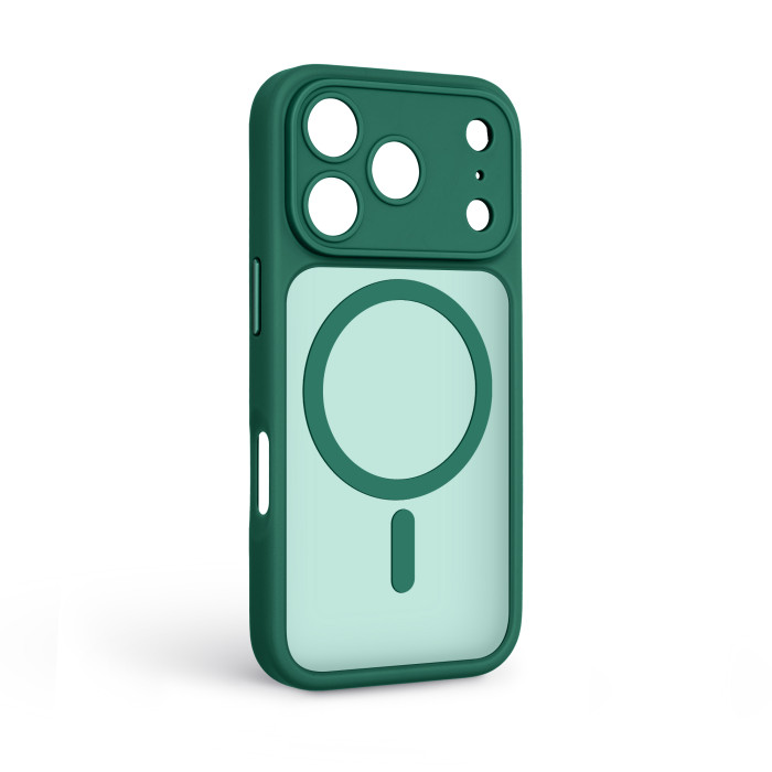 Чохол ArmorStandart Lush MagCase для Apple iPhone 17 Pro Dark Green (ARM87491)