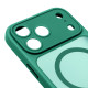 Чохол ArmorStandart Lush MagCase для Apple iPhone 17 Pro Dark Green (ARM87491)
