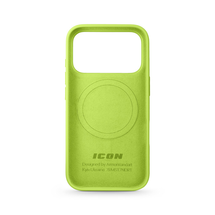 Чохол ArmorStandart ICON2 MagCase для Apple iPhone 17 Pro Neon Yellow (ARM88992)