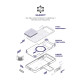Чохол ArmorStandart ICON2 MagCase для Apple iPhone 17 Pro Max Purple Fog (ARM88995)