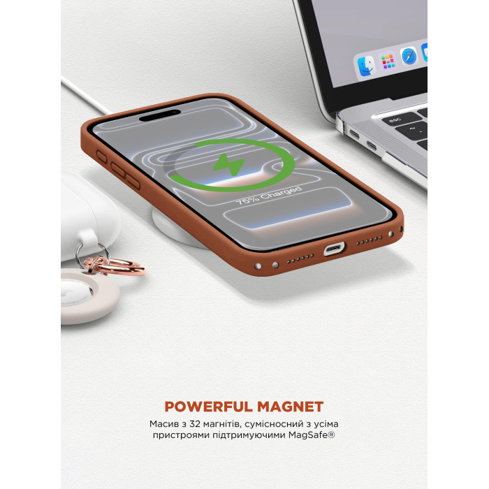 Чохол ArmorStandart ICON2 MagCase для Apple iPhone 17 Pro Terra Cotta (ARM89023)