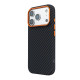 Чохол ArmorStandart LikeCarbon2 SE Mag Case для Apple iPhone 17 Pro Black Orange (ARM89161)