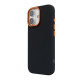 Чохол ArmorStandart LikeCarbon2 SE Mag Case для Apple iPhone 17 Kevlar Black Orange (ARM89163)