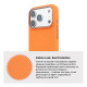 Чохол ArmorStandart LikeCarbon2 SE Mag Case для Apple iPhone 17 Pro Max Kevlar Orange Rose Gold (ARM89169)