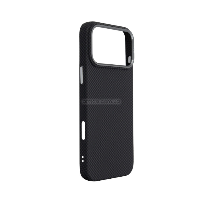 Чохол ArmorStandart LikeCarbon2 Mag Case для Apple iPhone 17 Pro Max Kevlar Black (ARM88377)