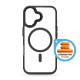 Чохол ArmorStandart Unit Mag Case для Apple iPhone 17 Black + Orange Button Set (ARM90579)