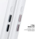 Чохол ArmorStandart Unit Mag Case для Apple iPhone 17 Matte Clear Silver + Pink Button Set (ARM90580)