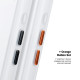 Чохол ArmorStandart Unit Mag Case для Apple iPhone 17 Matte Clear Silver + Orange Button Set (ARM90581)