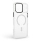 Чохол ArmorStandart Unit-C MagCase для Apple iPhone 17 Pro Matte Clear + Pink Button Set (ARM90587)