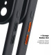 Чохол ArmorStandart Unit-C MagCase для Apple iPhone 17 Pro Max Black + Orange Button Set (ARM90589)