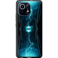 Чохол-накладка (панель) на Xiaomi Mi 11 Блискавки в циліндрі  (EDP-120b-2253)