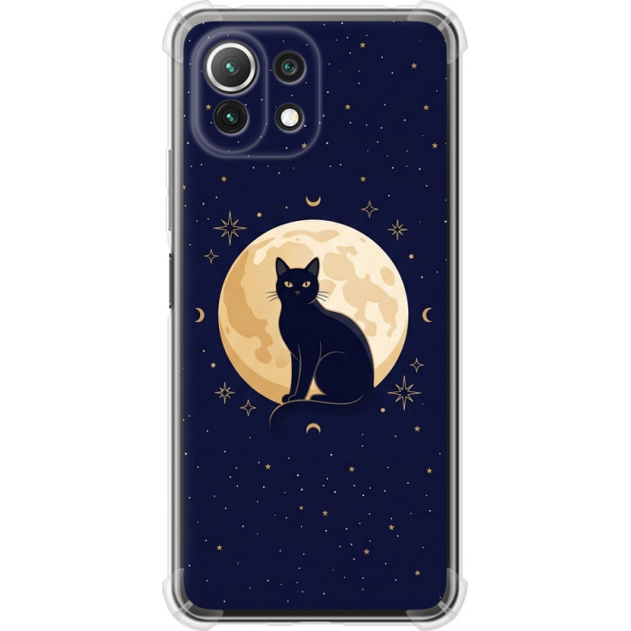 Чехол на Xiaomi Mi 11 Lite Cute Cat Celestial/Witchy 