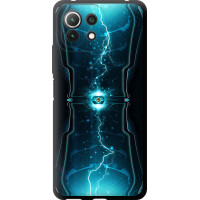 Чохол-накладка (панель) на Xiaomi Mi 11 Lite Блискавки в циліндрі  (EDP-120b-2281)