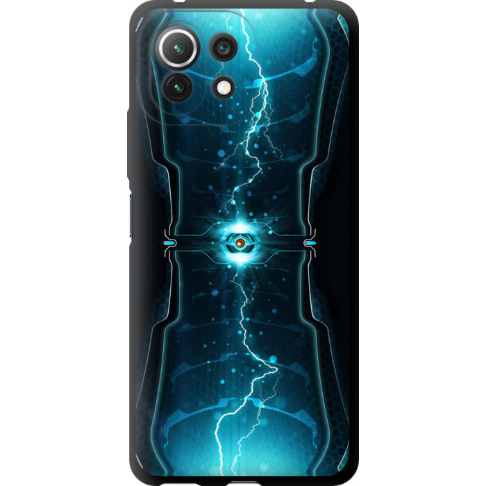 Чехол на Xiaomi Mi 11 Lite Молнии в цилиндре 