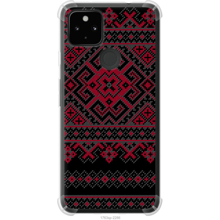 Чохол-накладка (панель) на Google Pixel 5A Вишиванка 52 