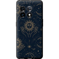 Чохол-накладка (панель) на OnePlus 11 Celestial Harmony: Sun & Moon Gold Mystic Pattern  (EDP-6778b-2940)