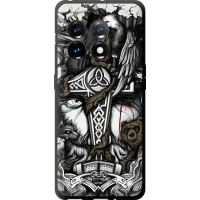 Чохол-накладка (панель) на OnePlus 11 Тату Вікінг  (EDP-4098b-2940)