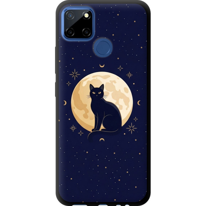 Чехол на Realme C12 Cute Cat Celestial/Witchy 