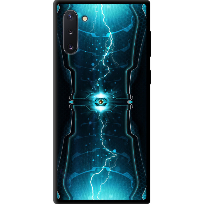 Чехол на Samsung Galaxy Note 10 Молнии в цилиндре 