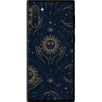 Чохол-накладка (панель) на Samsung Galaxy Note 10 Celestial Harmony: Sun & Moon Gold Mystic Pattern  (EDP-6778b-1718)