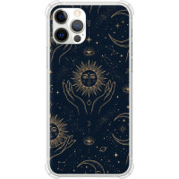 Чохол-накладка (панель) на iPhone 12 Pro Celestial Harmony: Sun & Moon Gold Mystic Pattern  (EDP-6778sp-2052)