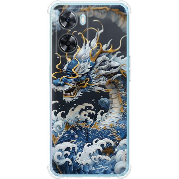 Чехол на Oppo A57s Водяной дракон 