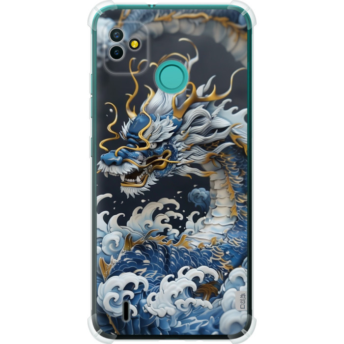 Чехол на Tecno Pop 5 BD2p Водяной дракон 