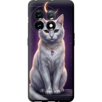 Чохол-накладка (панель) на OnePlus 11 Mystic White Cat Gothic Dark Purple Gold  (EDP-6805b-2940)