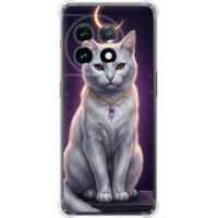 Чохол-накладка (панель) на OnePlus 11 Mystic White Cat Gothic Dark Purple Gold  (EDP-6805sp-2940)