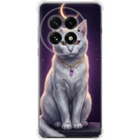 Чохол-накладка (панель) на OnePlus 13 5G Mystic White Cat Gothic Dark Purple Gold  (EDP-6805b-3875)