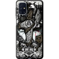 Чохол-накладка (панель) на Samsung Galaxy M31s M317F Тату Вікінг  (EDP-4098b-2055)