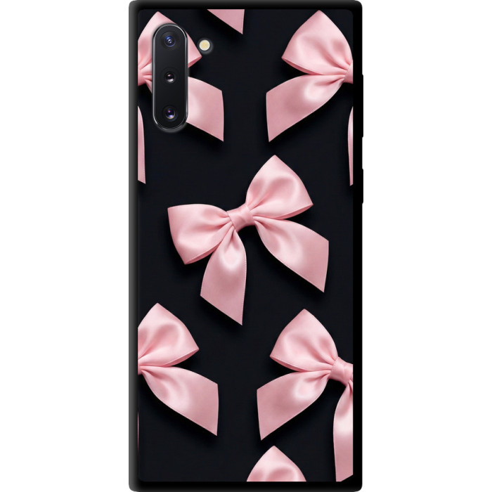 Чохол-накладка (панель) на Samsung Galaxy Note 10 Coquette Ribbons Dark Coquette 