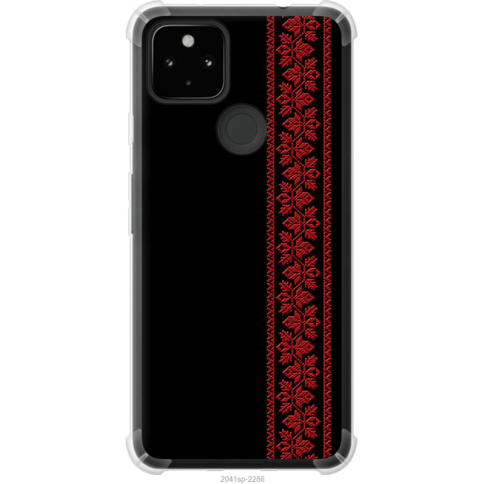 Чохол-накладка (панель) на Google Pixel 5A Вишиванка 53 