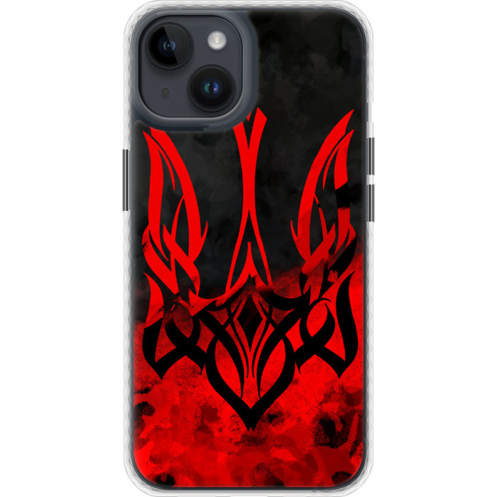 Чохол-накладка (панель) на iPhone 14 Герб України  