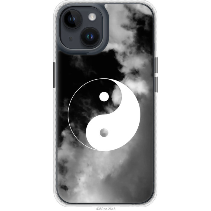 Чохол-накладка (панель) на iPhone 14 Інь і янь 