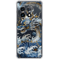 Чохол-накладка (панель) на OnePlus 11 Водяний дракон  (EDP-6113sp-2940)