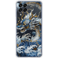 Чохол-накладка (панель) на Samsung Galaxy M33 M336B Водяний дракон  (EDP-6113sp-2633)