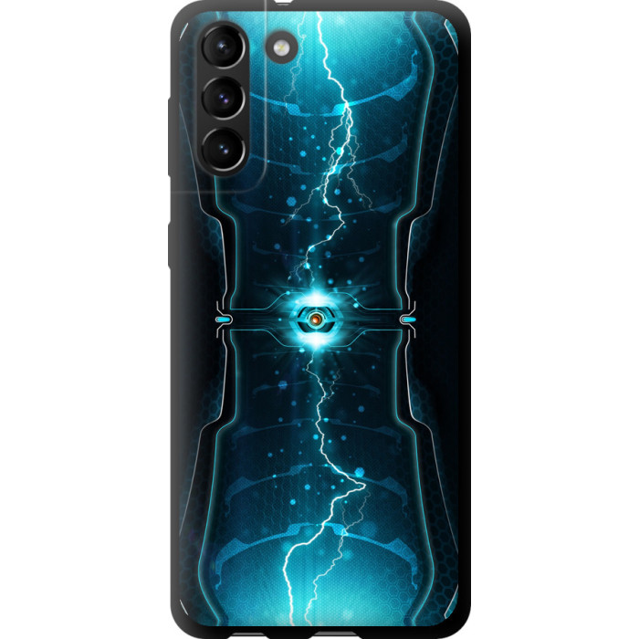Чехол на Samsung Galaxy S21 Plus Молнии в цилиндре 