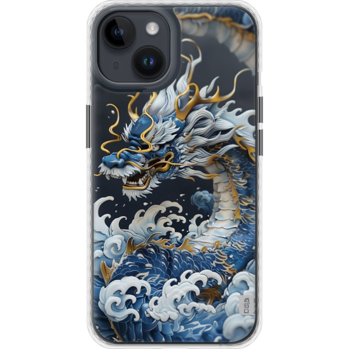 Чехол на iPhone 14 Водяной дракон 