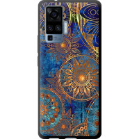 Чохол-накладка (панель) на Vivo X50 Pro Золотий візерунок  (678b-1956)